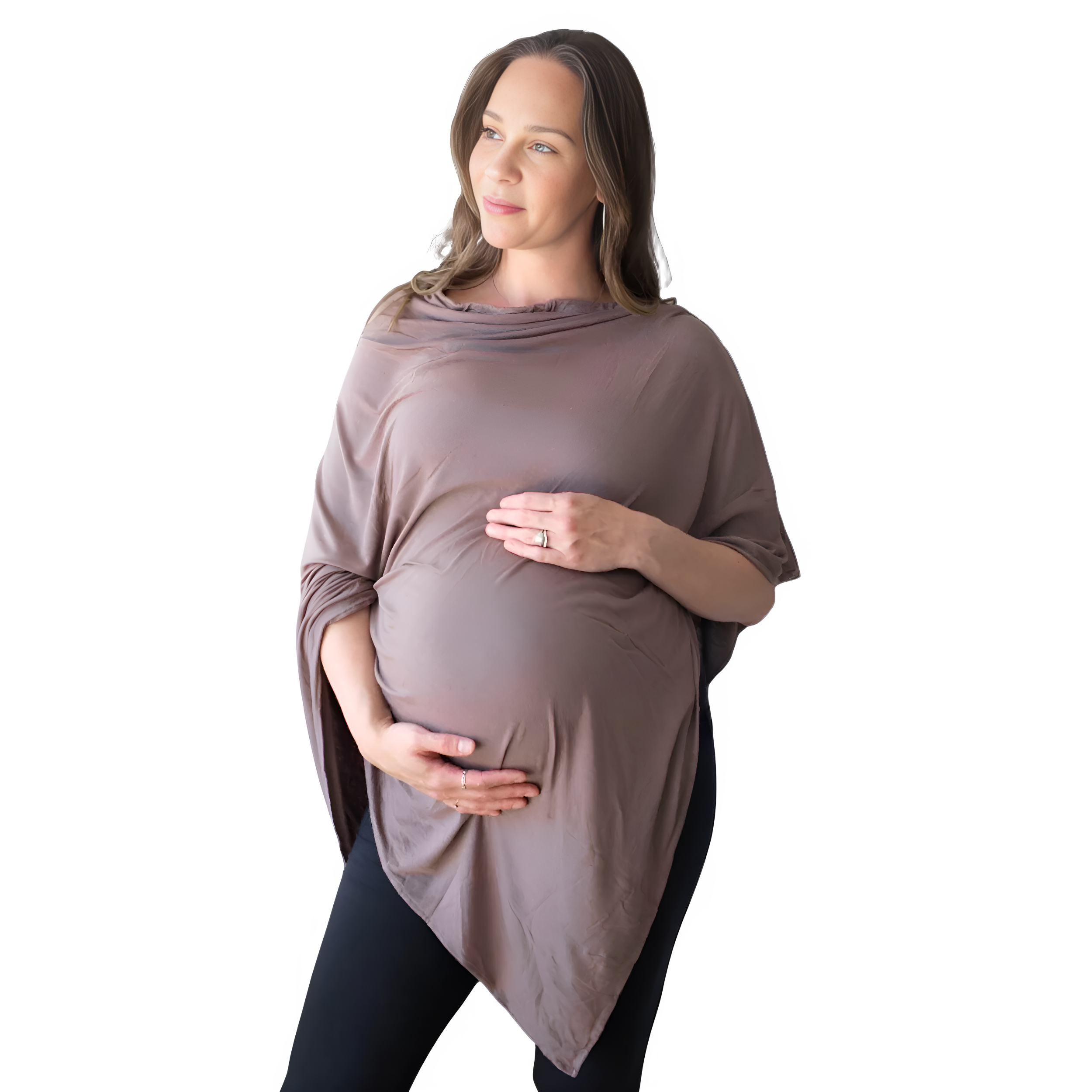 MATERNITY SNAP WRAP - NUDE