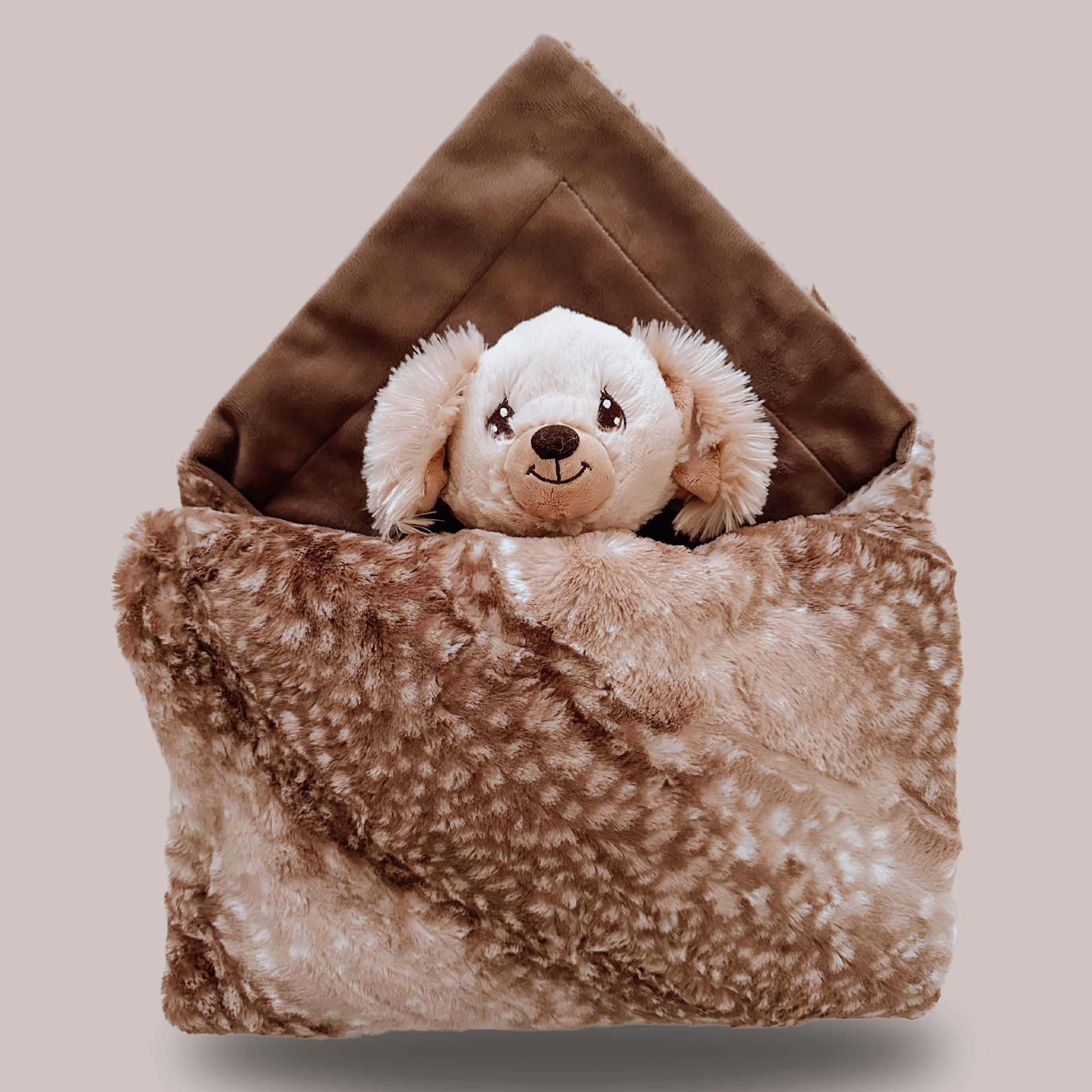 LUNA PLUSH LUXIE KIDS BLANKETS - FAWN