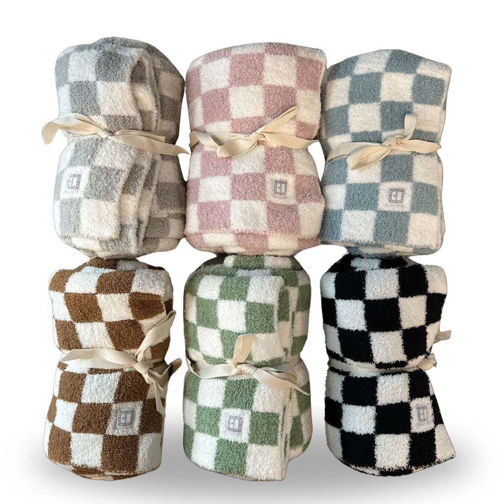 SIENNA CHECKER AND CHESS BLANKET