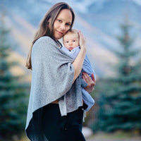 MATERNITY SNAP WRAP - CHARCOAL